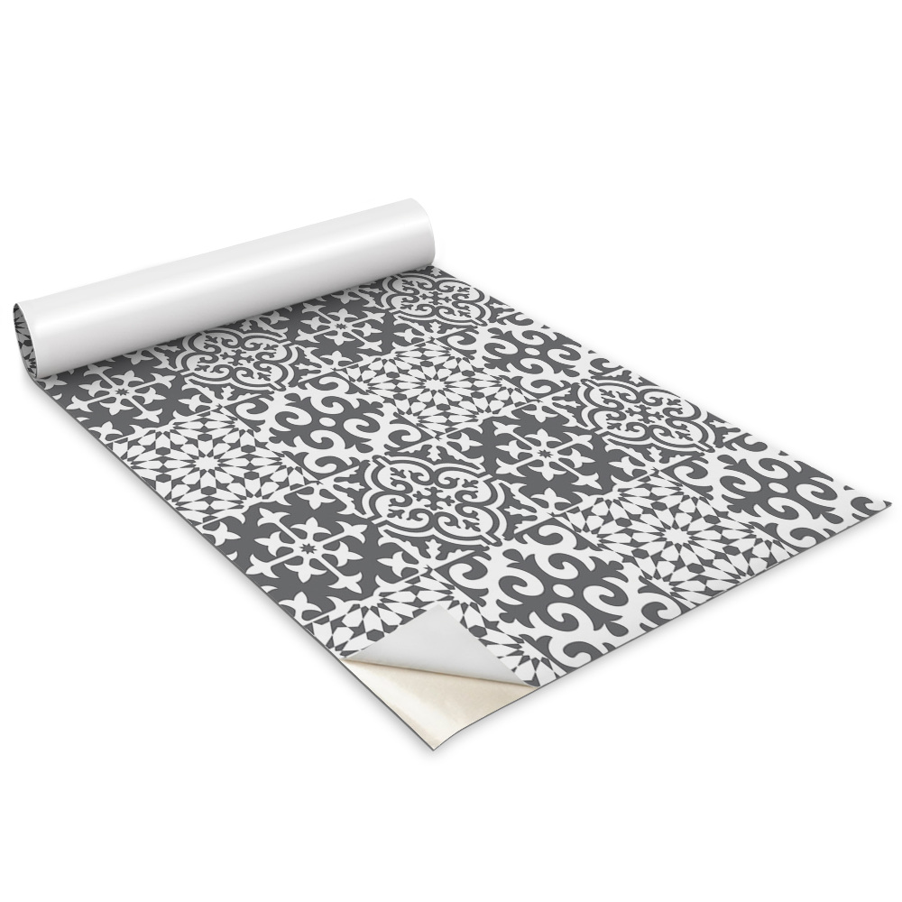 Autocolante mobila copii Plăci gri cu motiv portughez