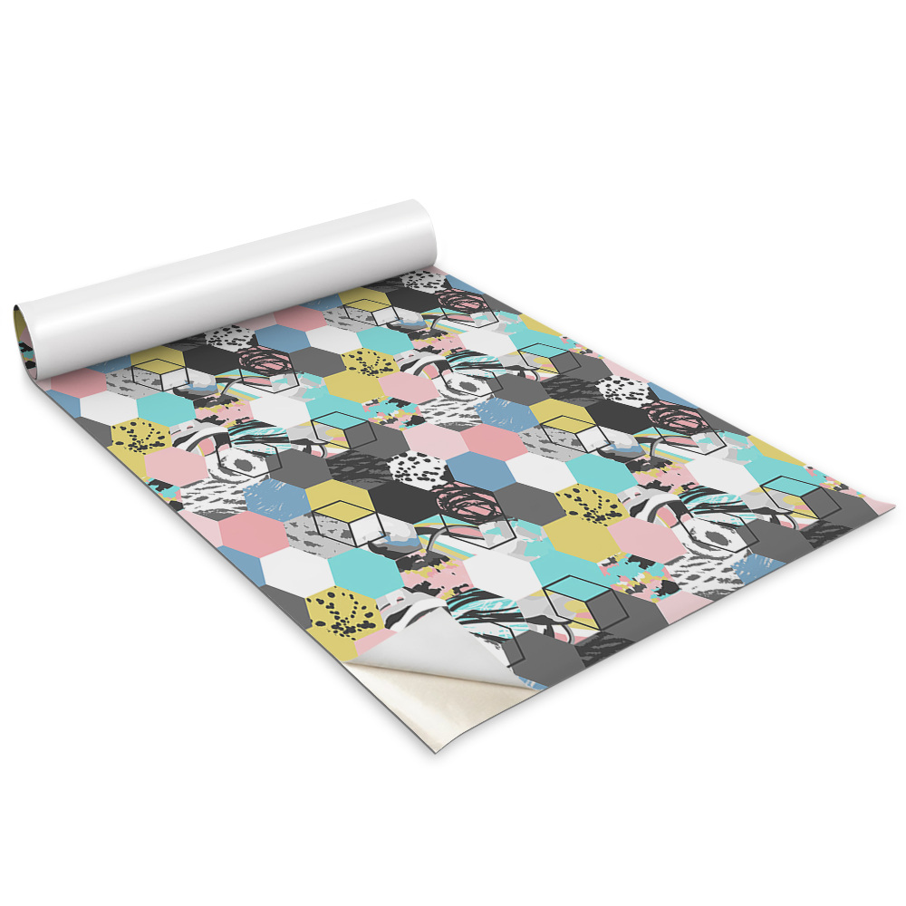 Autocolante mobila copii Cuburi abstracte