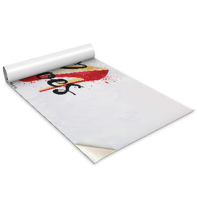 Autocolante mobila copii Îmi plac pantofii roșii cu toc înalt