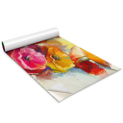 Autocolante mobila copii Flori colorate