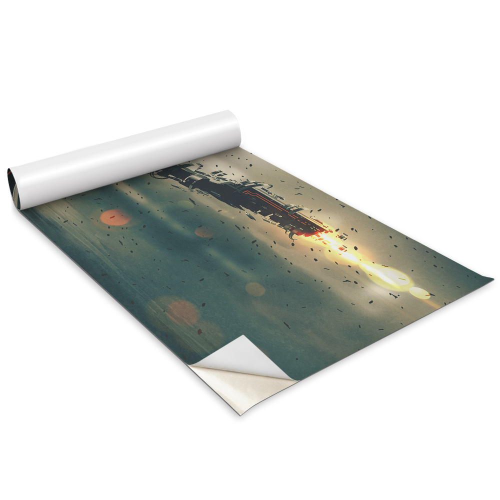 Autocolante mobila Personaj fantastic cu armă