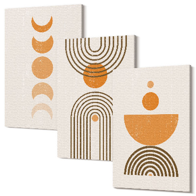 Tablou canvas set triptic Design decorativ boho minimalist