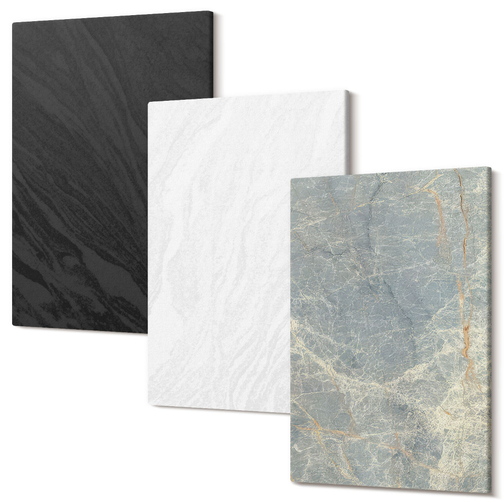 Tablou canvas set triptic Diverse culori ale structurilor elegante din piatră