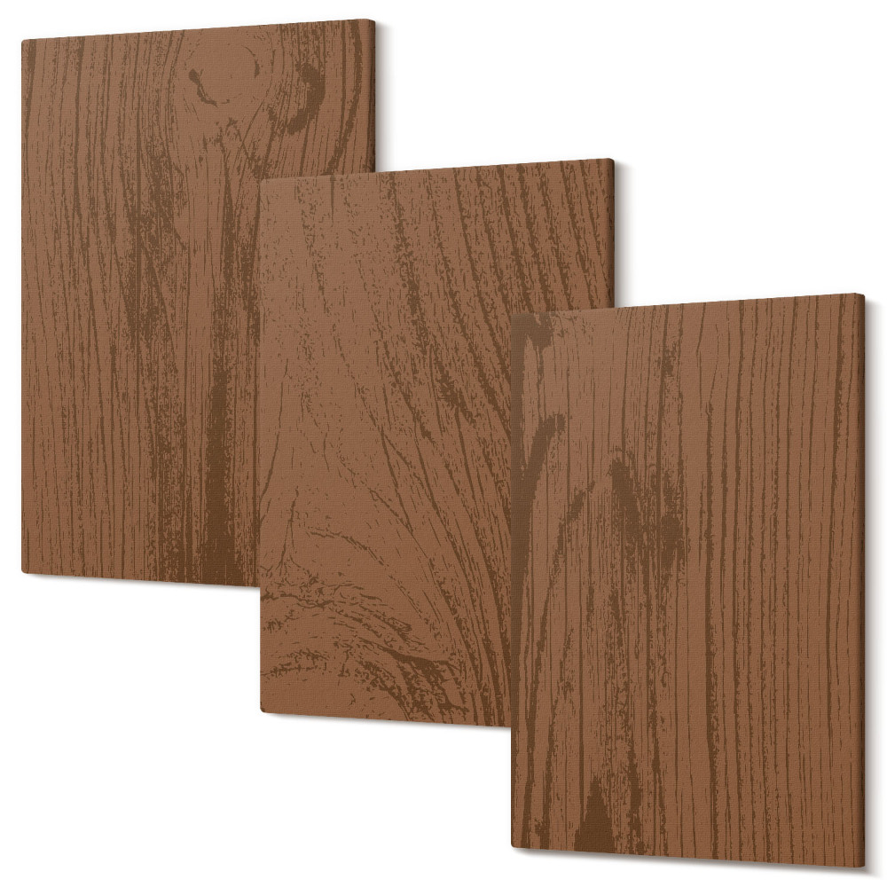 Tablou 3 piese Model de lemn textura scoarță de copac minimalism