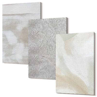Set tablouri canvas triptic Abstracție în design, texturi de pictură modernă