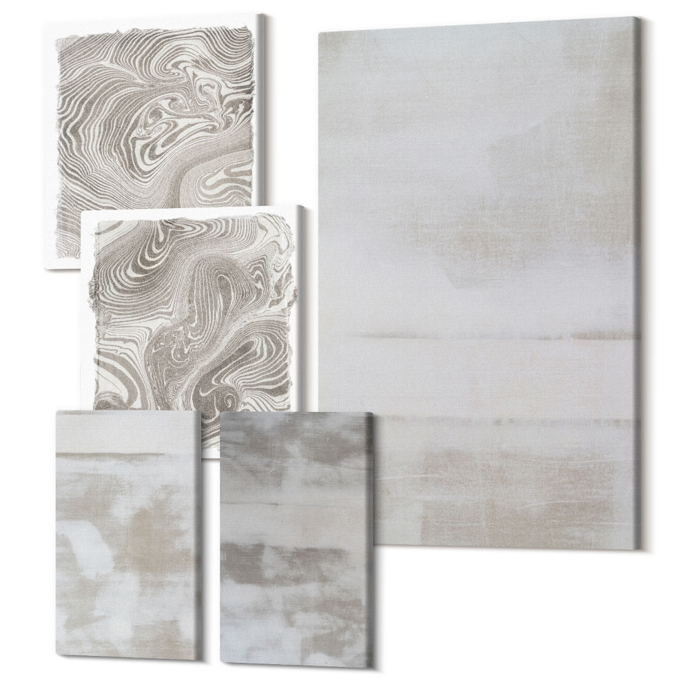 Set tablouri 5 piese Texturi uzate stil industrial modern