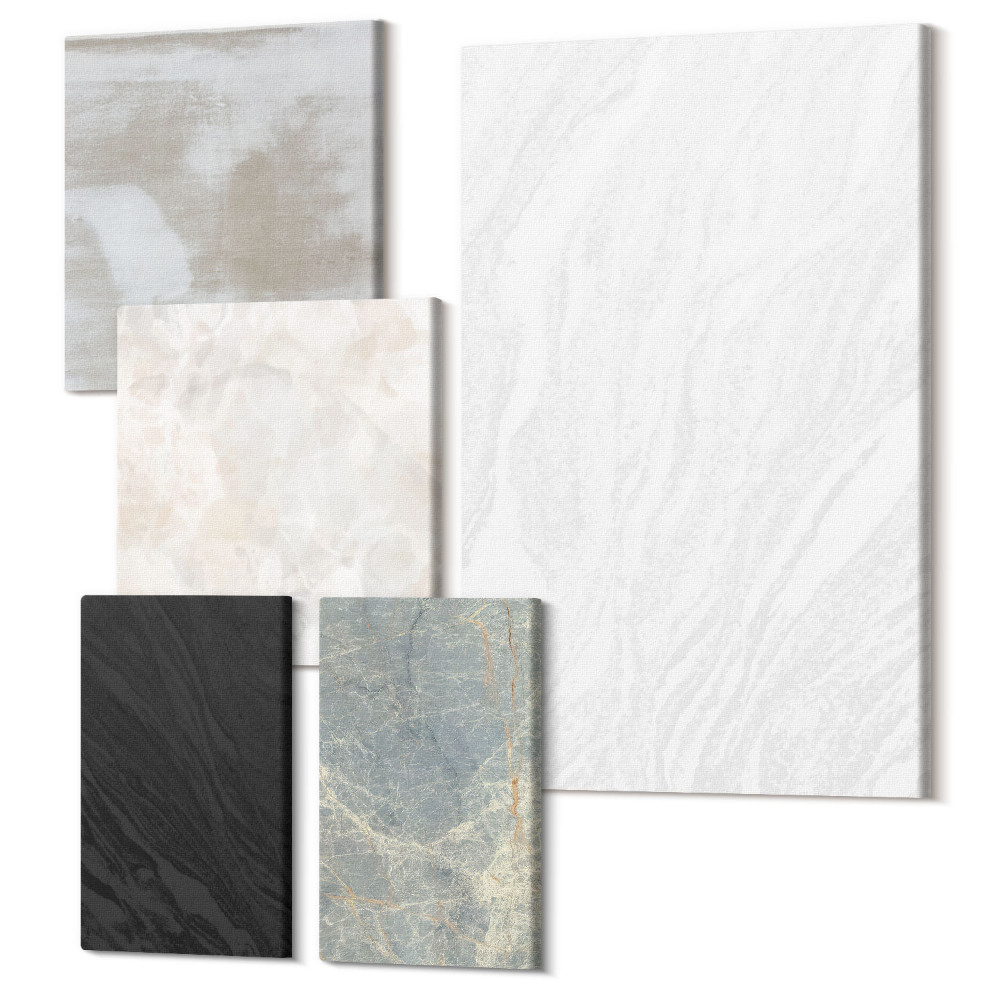 Tablou din 5 piese Diverse culori ale structurilor elegante din piatră