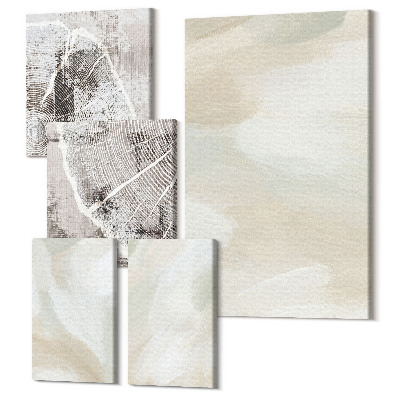 Tablou din 5 piese Textura vopselei urme de minimalism vopsea