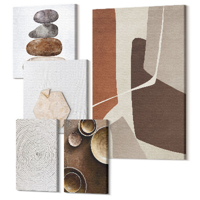 Tablou din 5 piese Texturi în arta design modern