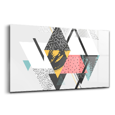 Tablou sticlă Model geometric