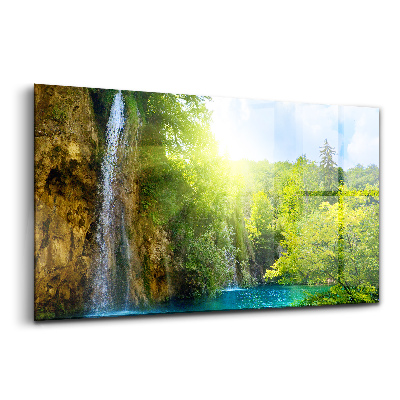 Tablou pe sticlă Stilul de personalitate Laguna