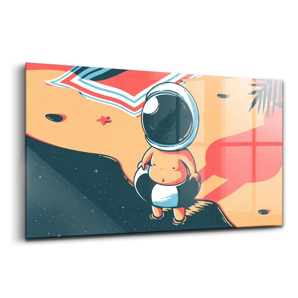 Tablou pe sticlă Imaginația copiilor