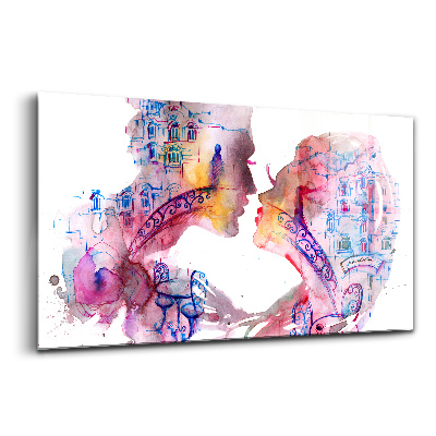 Tablou din sticlă Două trupuri, un suflet