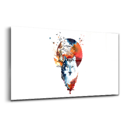 Tablou de sticlă Lună plină și luna vârcolacului