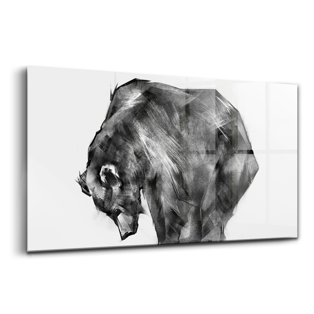 Tablou sticlă Privește-ți temerile în ochi