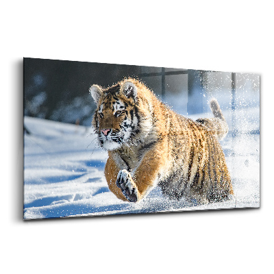 Tablou pe sticlă Un pas îndrăzneț înainte