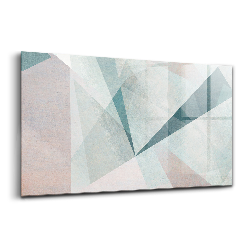 Tablou sticlă Textură abstractă de triunghiuri