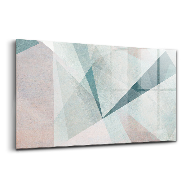 Tablou sticlă Textură abstractă de triunghiuri