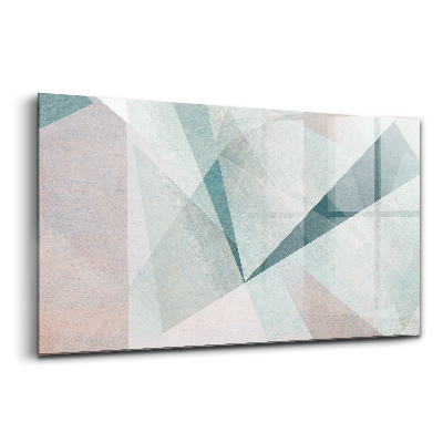 Tablou sticlă Textură abstractă de triunghiuri