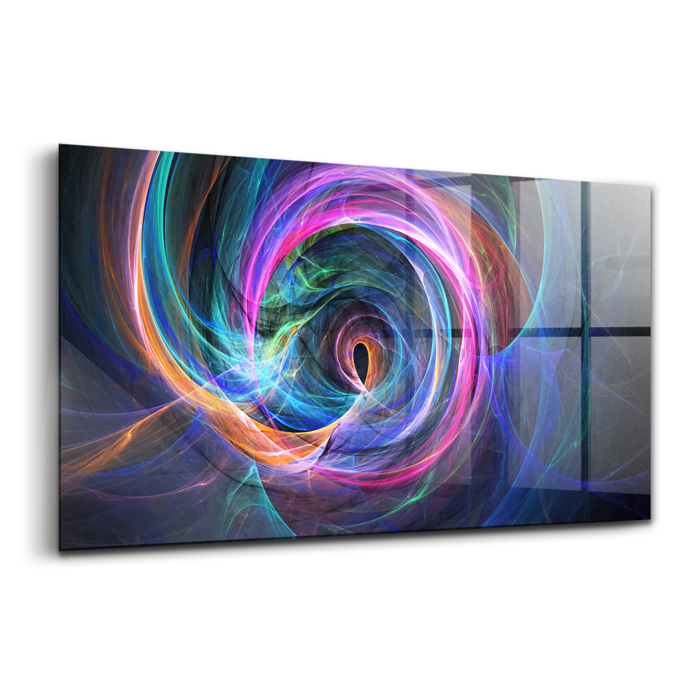 Tablou din sticlă Infinit fractal colorat