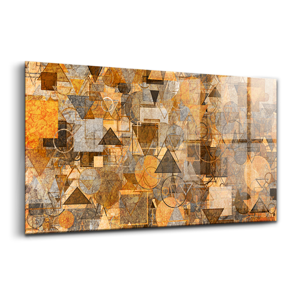 Tablou de sticlă Forme geometrice