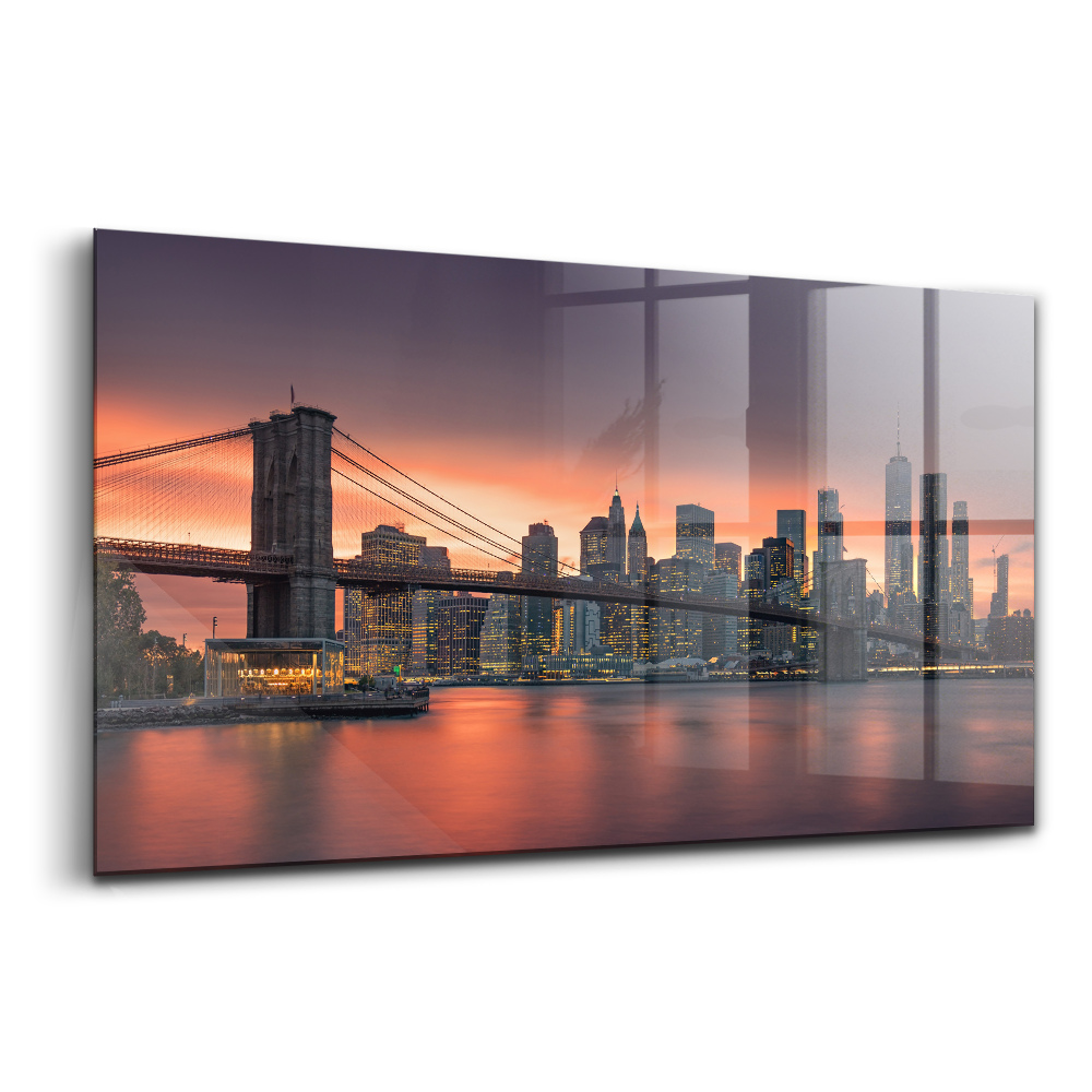 Tablou de sticlă East River din New York