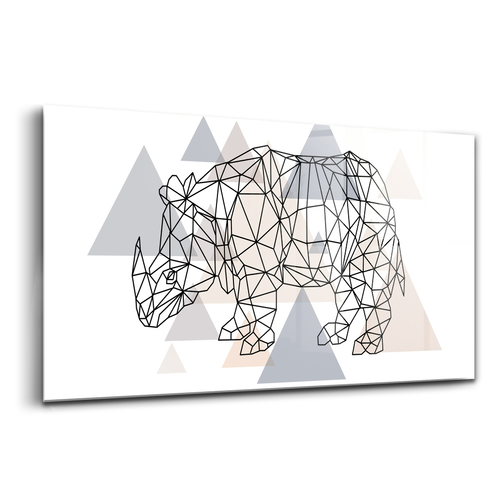 Tablou din sticlă Model geometric