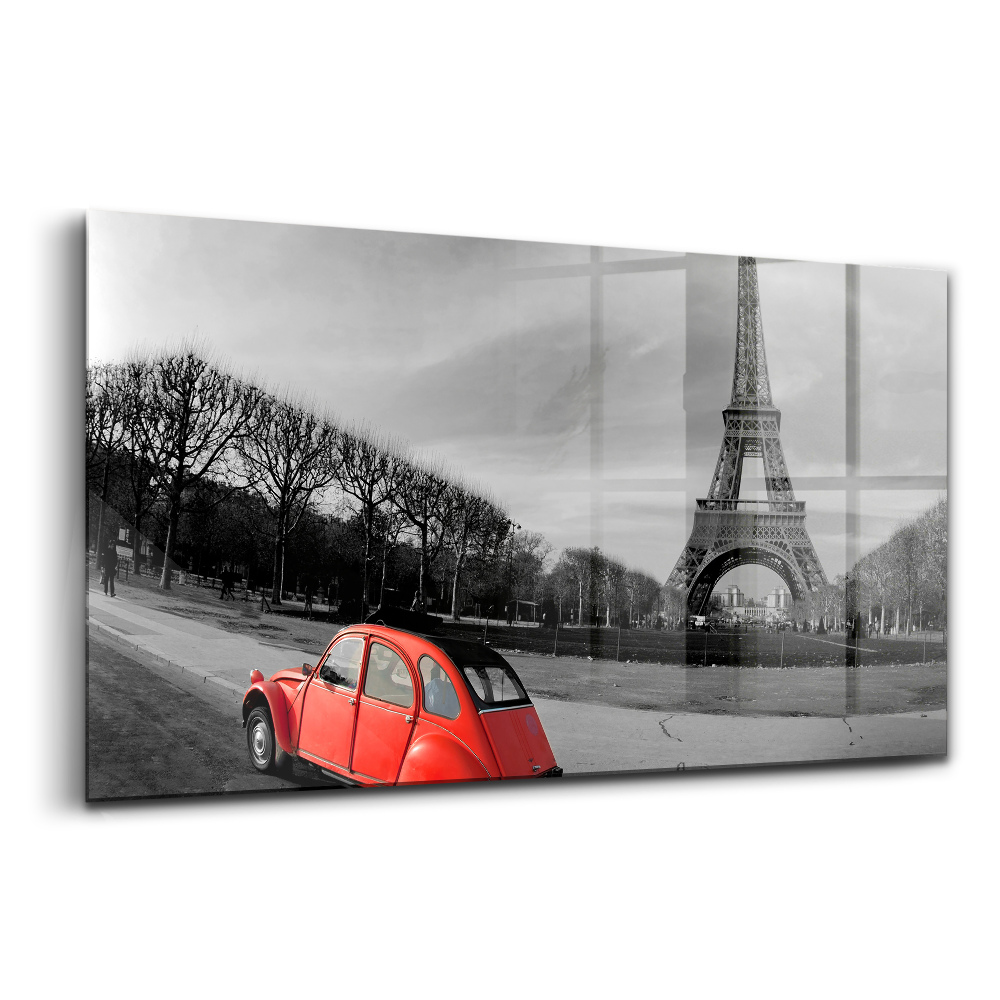 Tablou de sticlă Contrastul culorilor