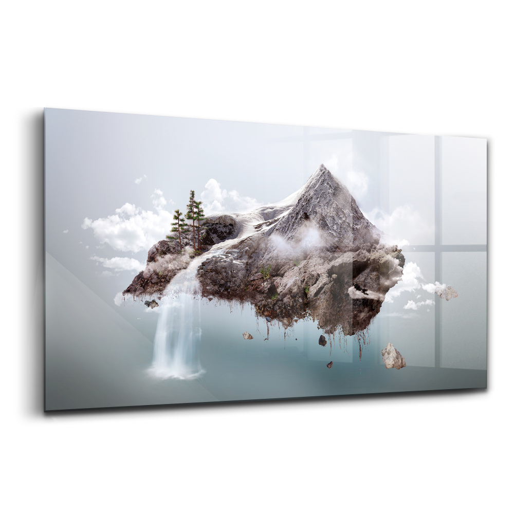Tablou sticlă Cascada Insulei Zburătoare