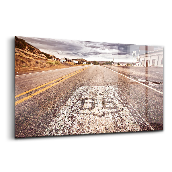 Tablou din sticlă Drumul statal american Route 66