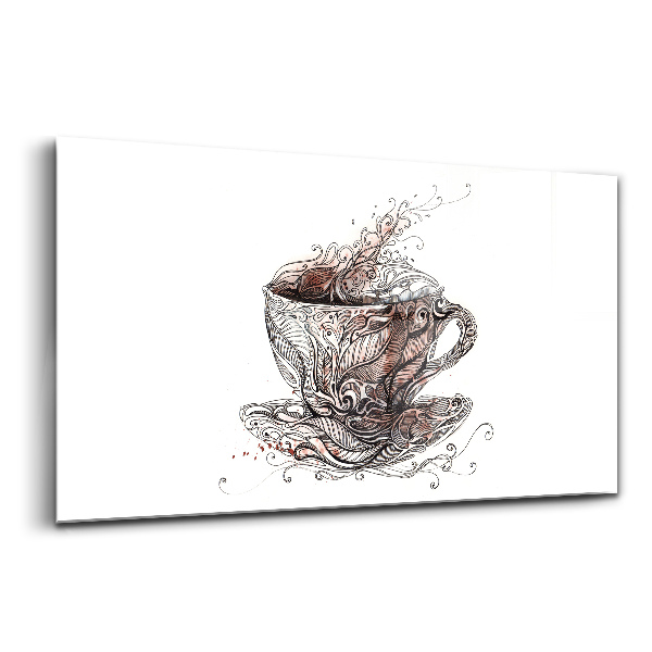 Tablou de sticlă O ceașcă de cafea