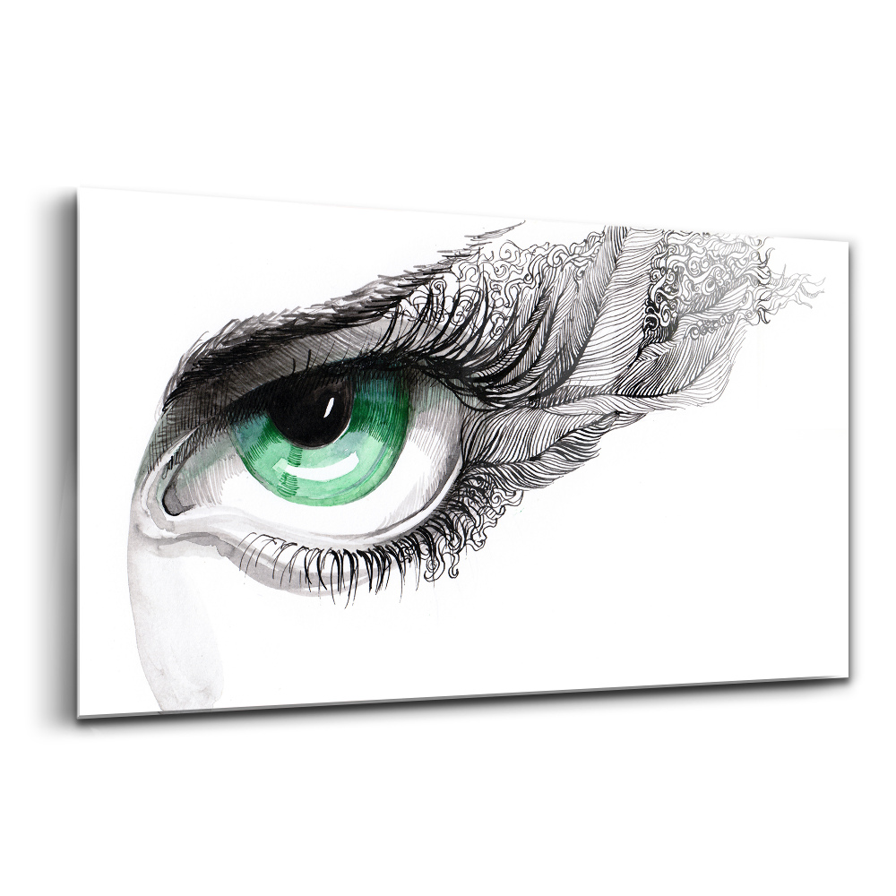 Tablou de sticlă Abstracția ochiului uman
