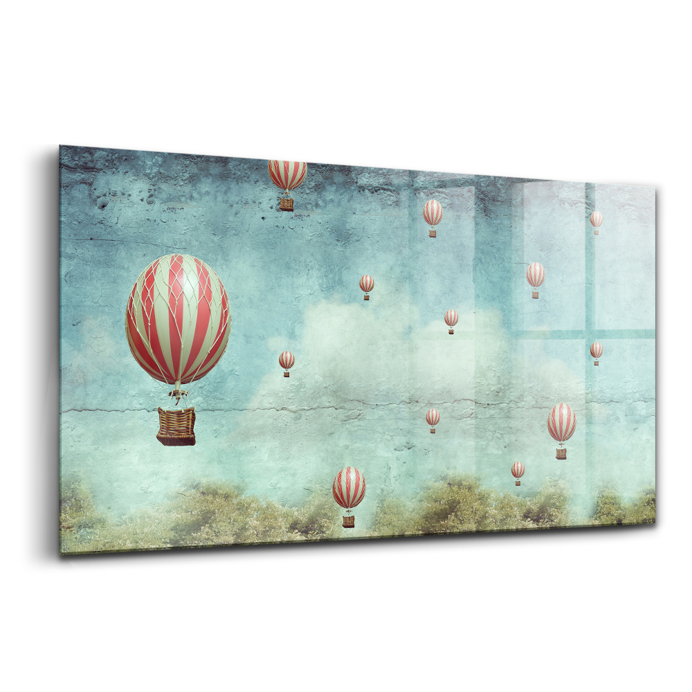 Tablou sticlă Baloane