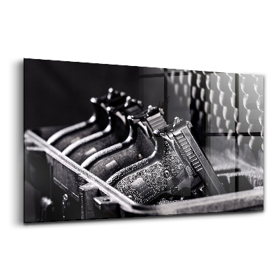 Tablou sticlă Armă de foc