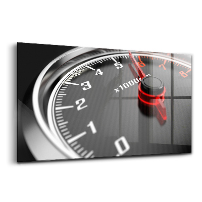 Tablou de sticlă Tahometru auto