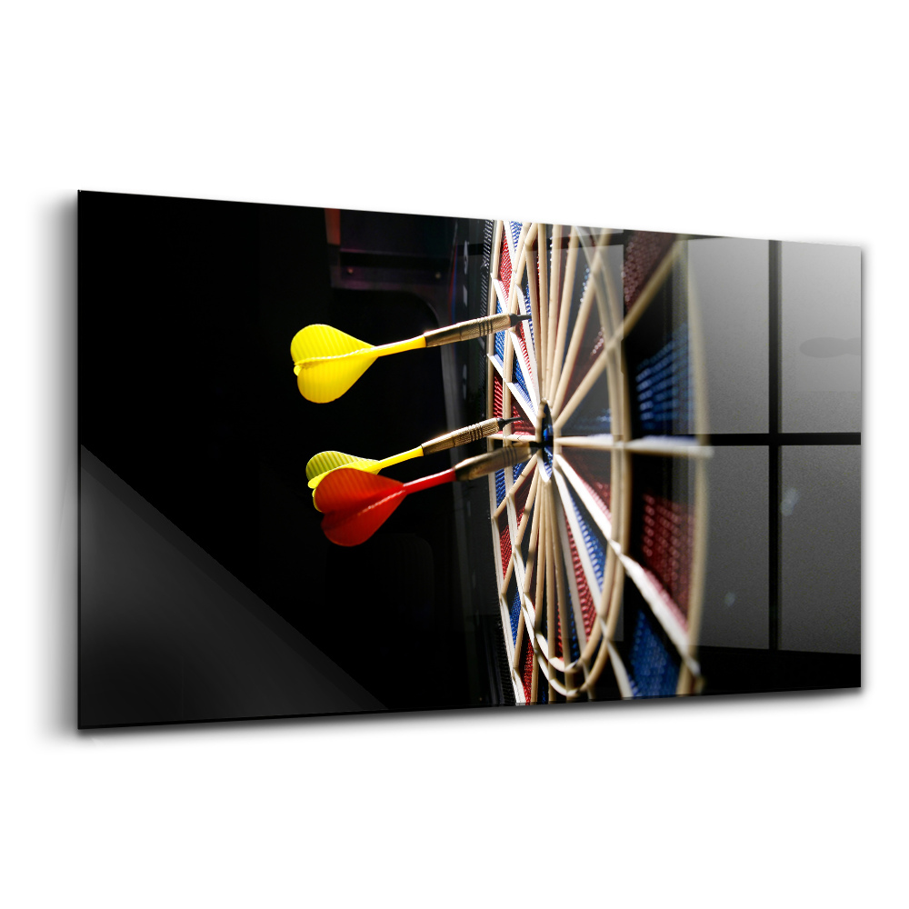 Tablou sticlă Darts