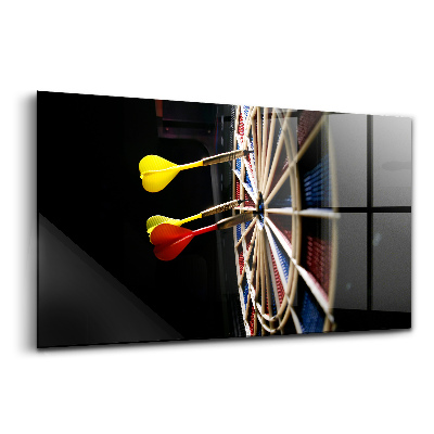 Tablou sticlă Darts