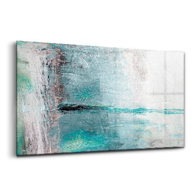 Tablou pe sticlă Textură de ulei abstractă