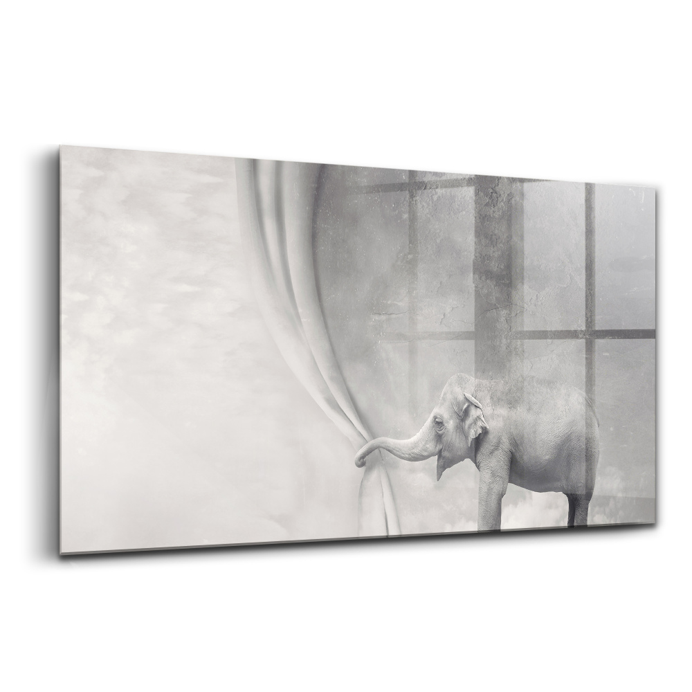 Tablou sticlă Elefant