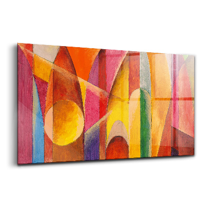 Tablou pe sticlă Artă decorativă abstractă
