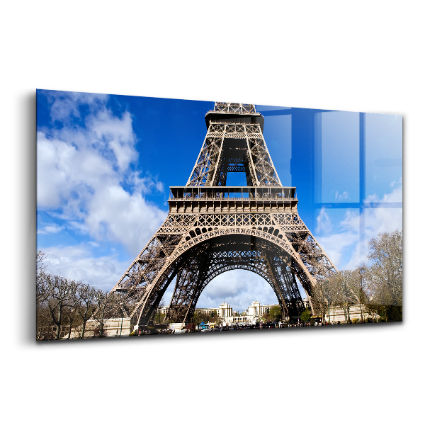 Tablou din sticlă Turnul Eiffel din Paris
