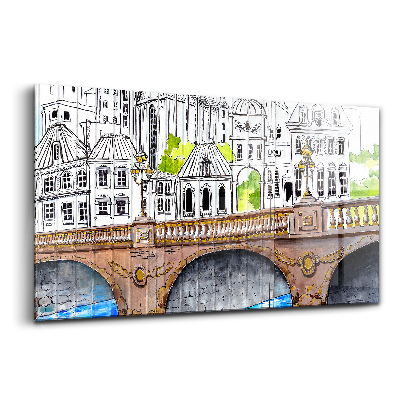 Tablou de sticlă Cultura urbană a graffiti-urilor în Franța