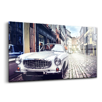 Tablou pe sticlă Mașină retro