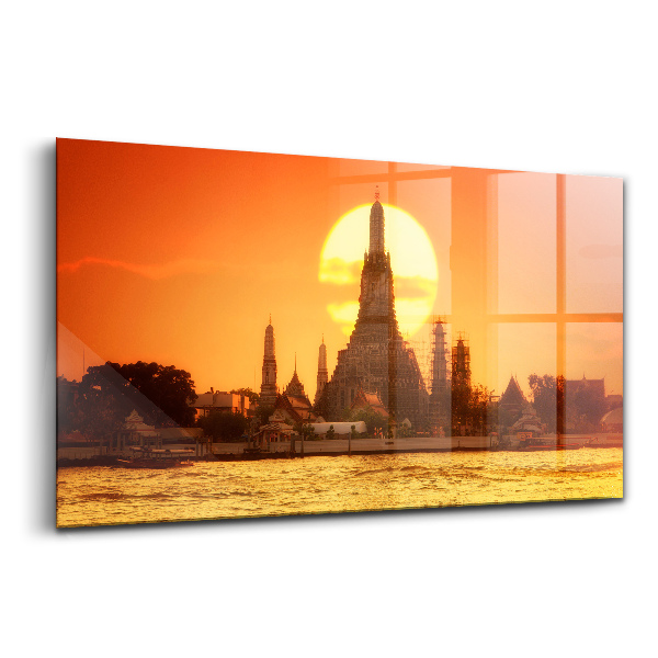 Tablou pe sticlă Wat Arun Bangkok Thailanda