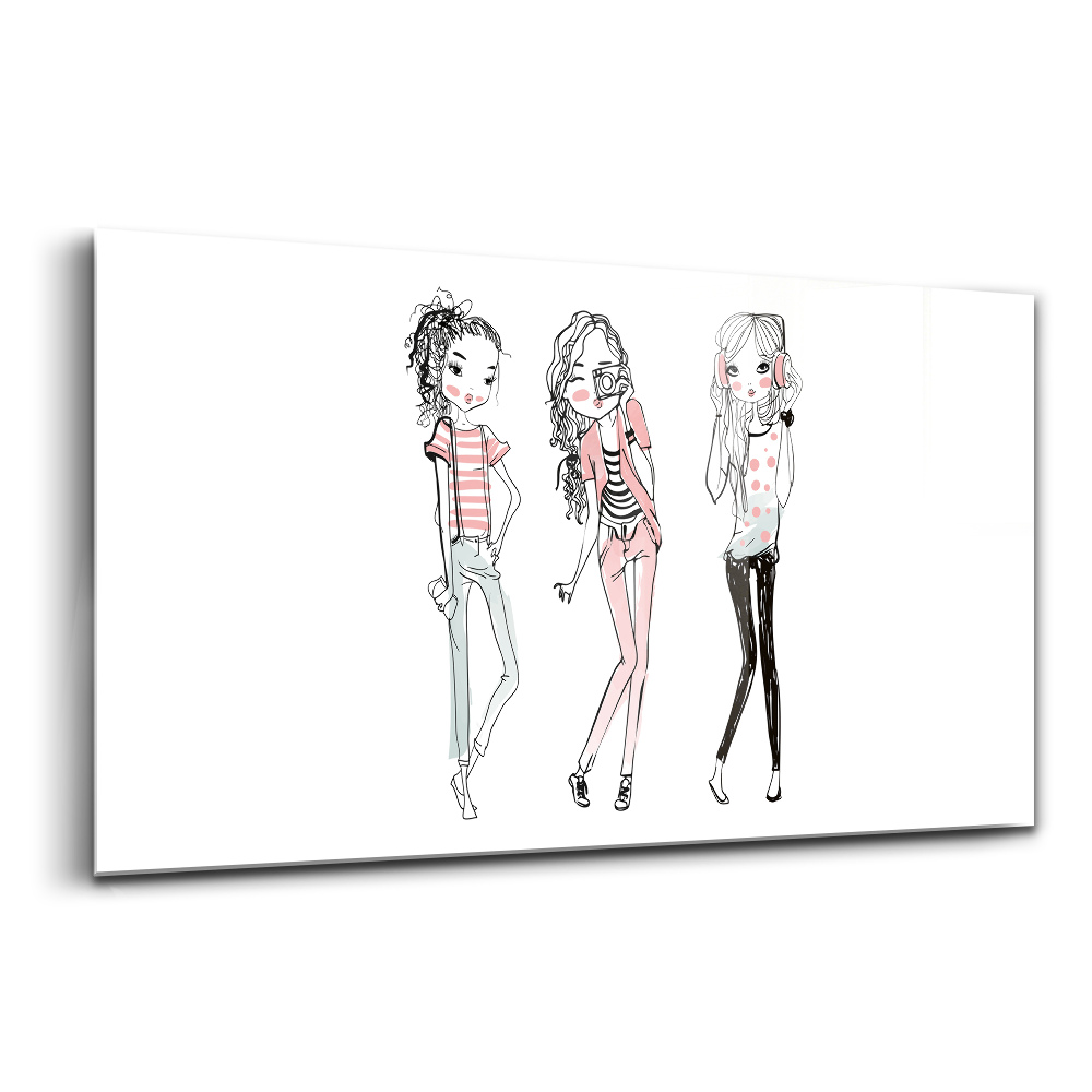 Tablou de sticlă Modă feminină