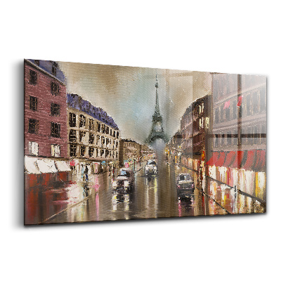 Tablou de sticlă Orașul Paris