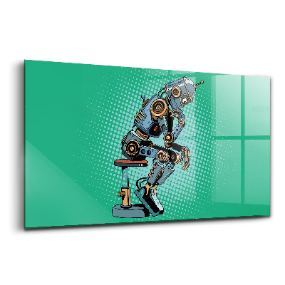 Tablou pe sticlă Robot