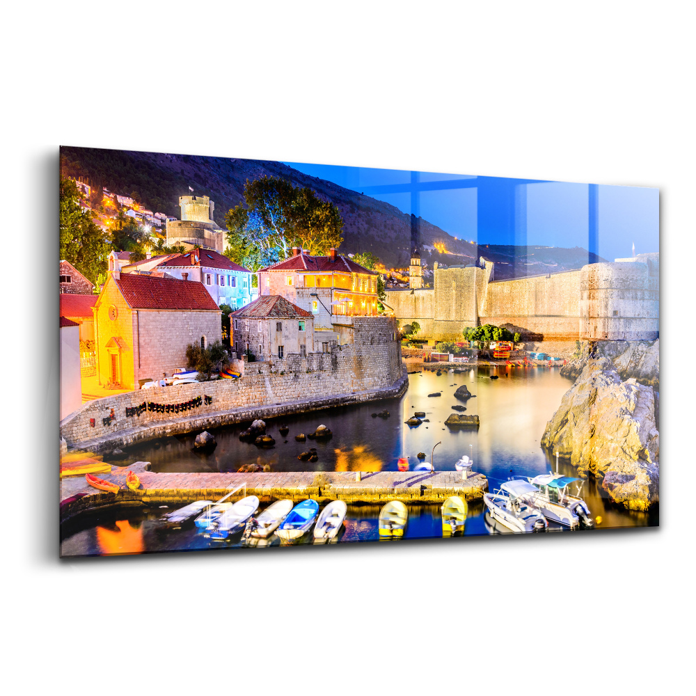 Tablou din sticlă Golful orașului vechi