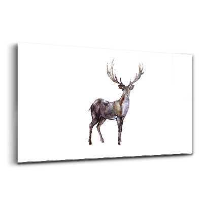 Tablou din sticlă Regele cerbului din pustietate