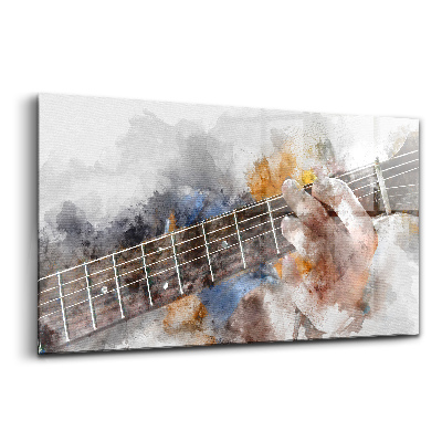 Tablou de sticlă Chitară